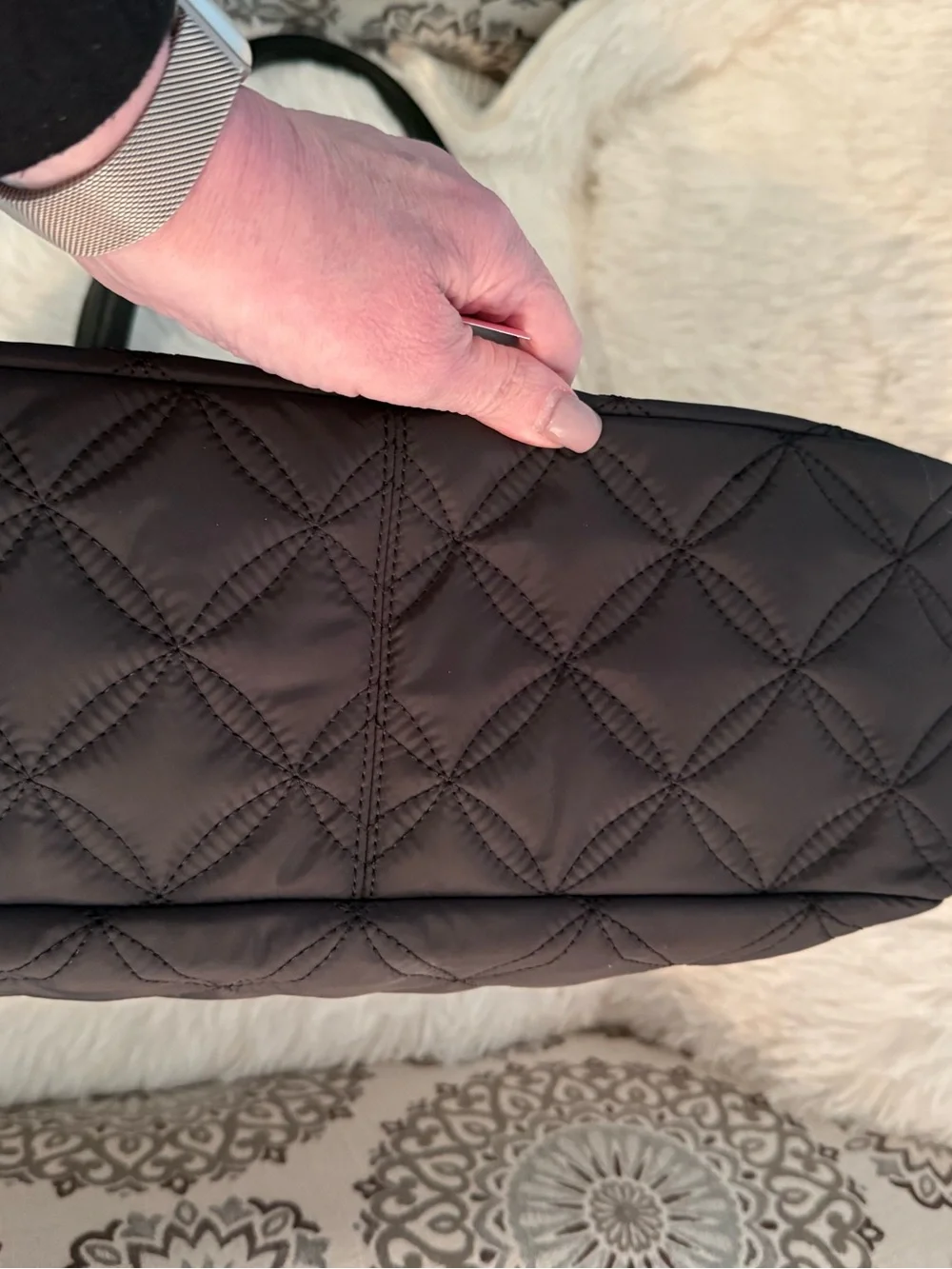 Kate Spade Jae Quilted Black Tote NWOT